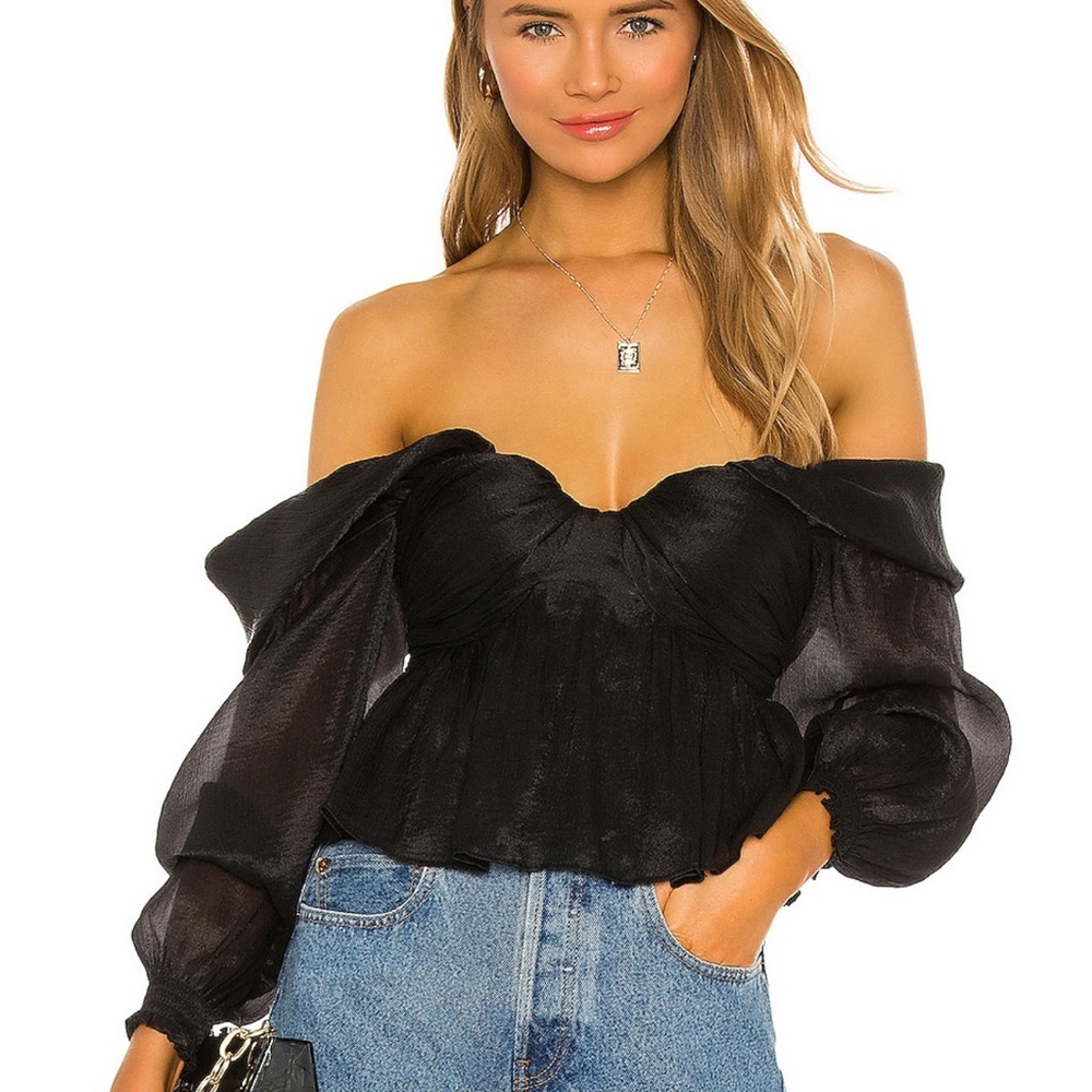 House of Harlow 1960 x Revolve Burna Blouse in Black